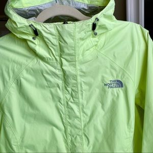 The North Face Light Green Rain Coat